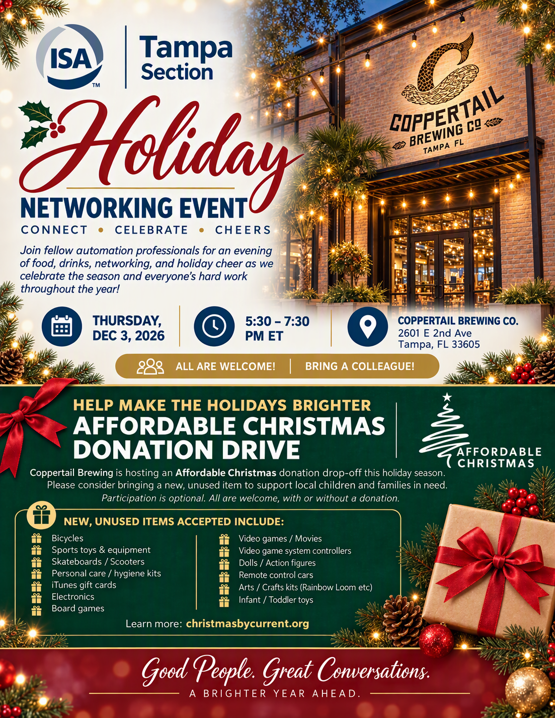 ISA 2026 Holiday Networking